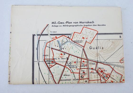 Wehrmacht Map Marakech