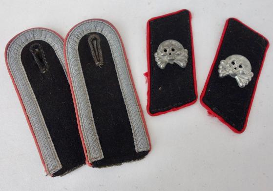 Wehrmacht Panzer Collar Tabs and Shoulder Boards