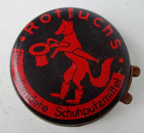 German WW2 era Shoe Polish Can