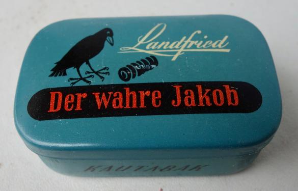 German Chewing Tabacco Can