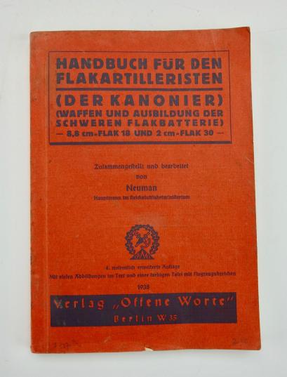 Luftwaffe/Wehrmacht Flakartilleristen Instruction Book