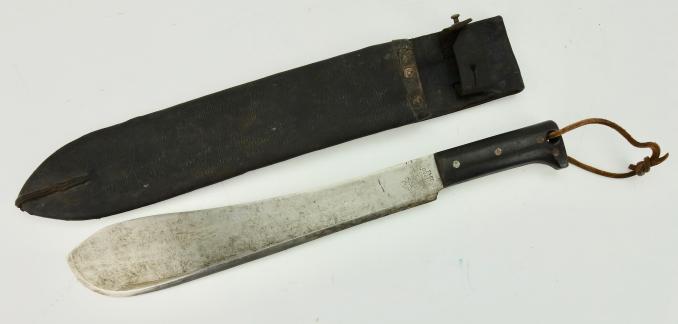 British/US WW2 Machette in British made scabbard