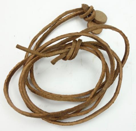 Wehrmacht Brown Leather Shoe Laces