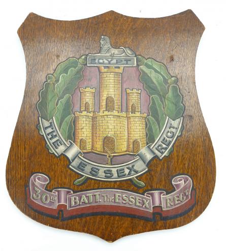 The Essex Regiments wooden Wall Shield