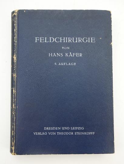 Wehrmacht Medical Training Book Field Surgery