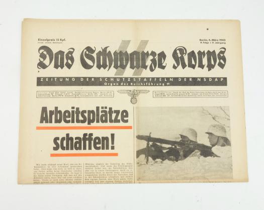 Das Schwarze Korps SS Newspaper