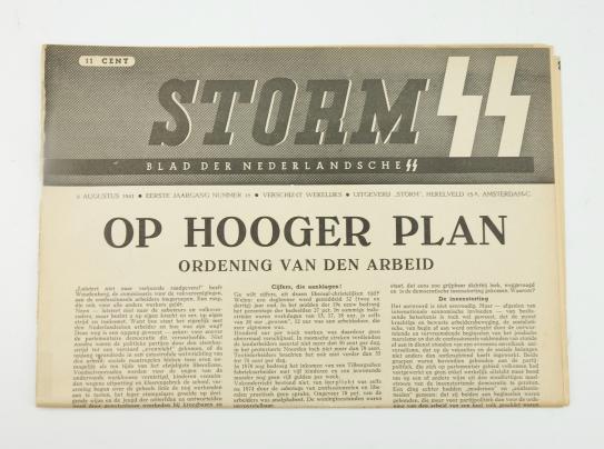 StormSS Dutch Germaanse SS Newspaper