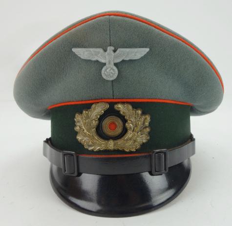 IMCS Militaria | Wehrmacht Artillery NCO Visor Cap