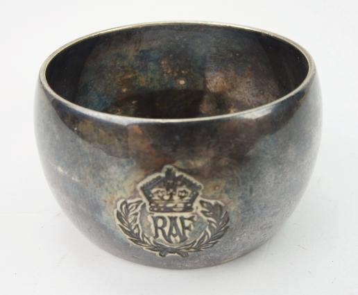 British WW2 RAF Messroom Silver Napkin Ring