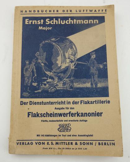 Luftwaffe Training Book AA Search Light