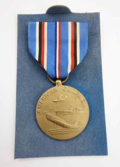 US WW2 Campain Medal in Box