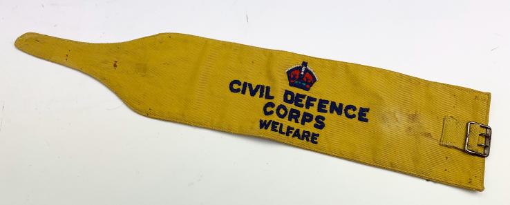 British Civil Defense Welfare Armband