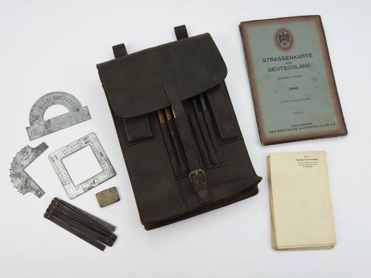 Luftwaffe Officers Mapcase with content