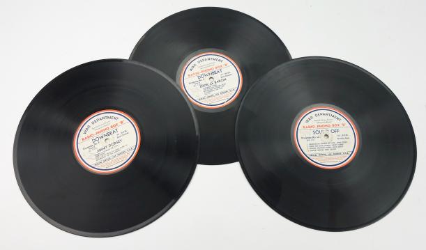 3 US WW2 War Department Musik Record