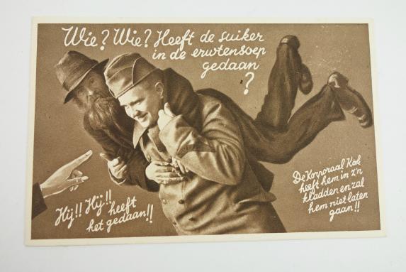 Dutch pre Wartime Military Postcard