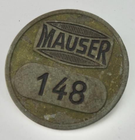 Mauser Factory Worker Badge