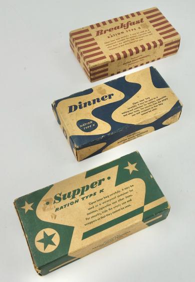 US WW2 K Rations Breakfast Supper and Dinner