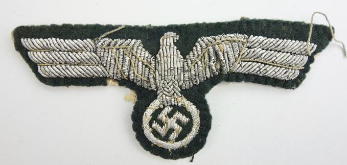 Wehrmacht Embroidered Officers Breast Eagle