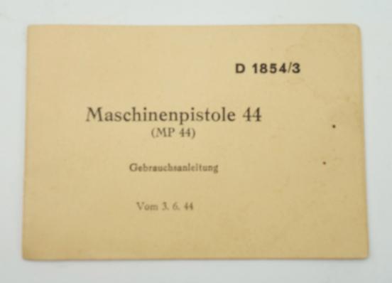 MP43/44 Sturmgewehr Instruction Booklet