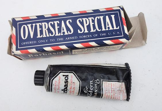 US WW2 Barbasol Shaving Cream