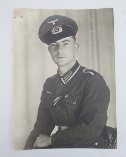 Wehrmacht NCO Portrait Photo