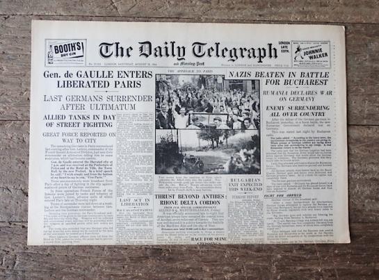 British WW2 Newspaper