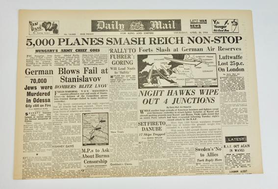 British WW2 News Paper