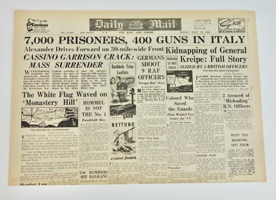 British WW2 News Paper