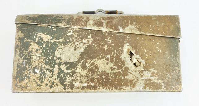 MG34/42 camo Ammo Box with combat damage