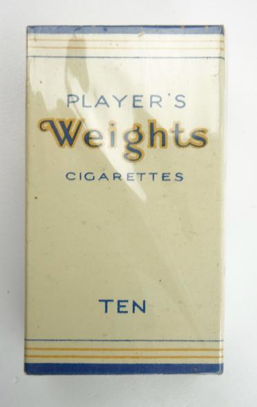 British WW2 Players Weights Cigarettes