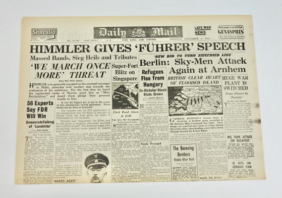 British WW2 News Paper