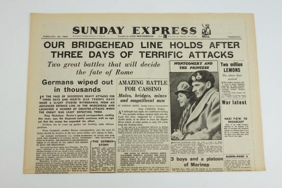 British WW2 News Paper