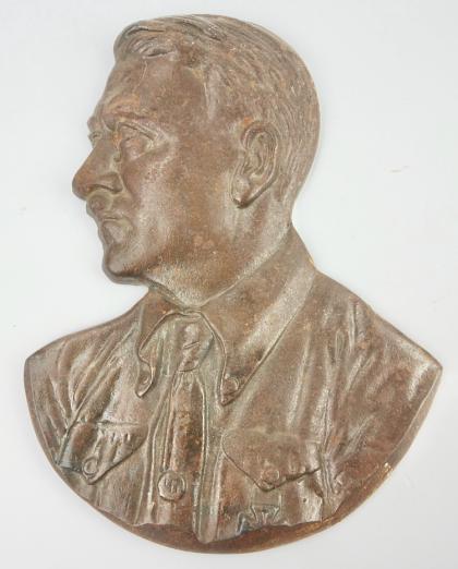 Steel Adolf Hitler Plaque