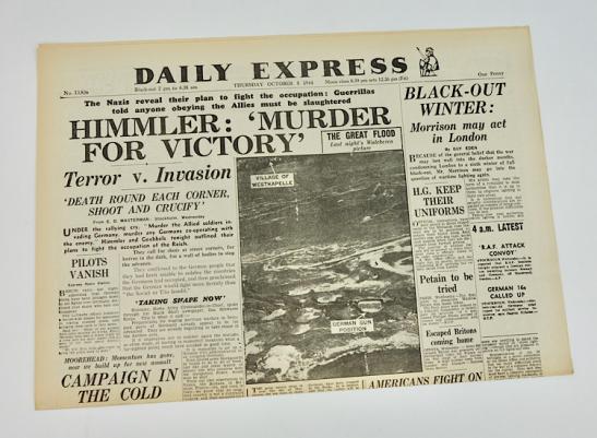 British WW2 News Paper