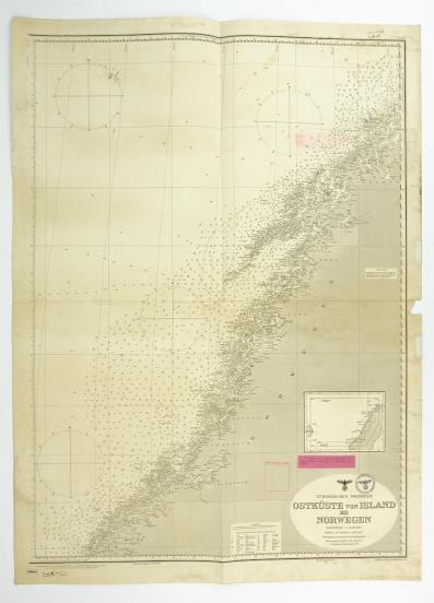 Kriegsmarine Map of Norway