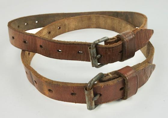 2 Luftwaffe Brown Equipment Straps