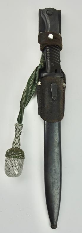 K98 Bajonet with leather Frog and Porte Pé