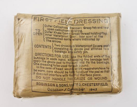 British WW2 First Aid wound Bandage