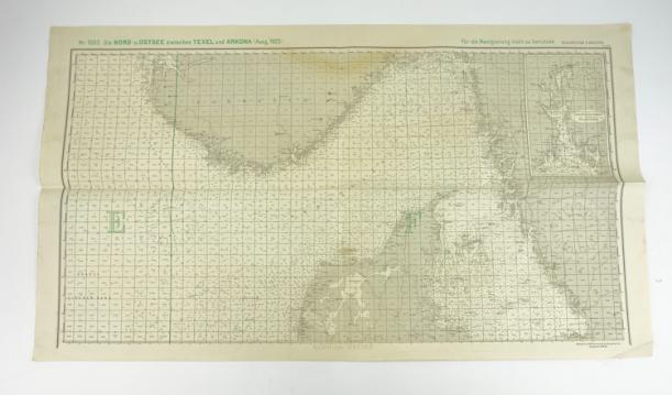 Kriegsmarine Map of Nord und Ost See