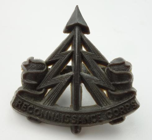 British WW2 economy Airborne Reconnaissance Cap Badge