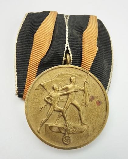 1 Oktober 1938 Medal Medal Bar