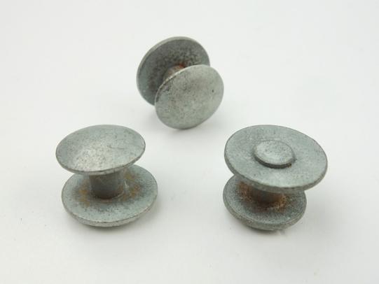 Set of 3 Wehrmacht M31 Gasmask Strap Buttons