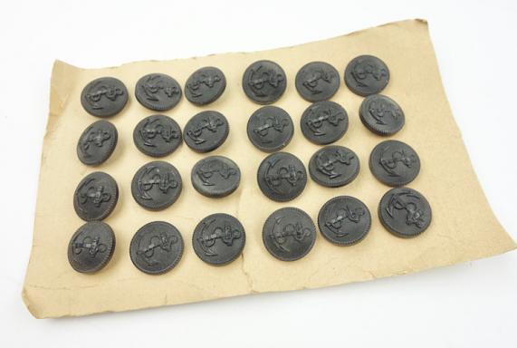 24 Kriegsmarine Plastic Tunic Buttons