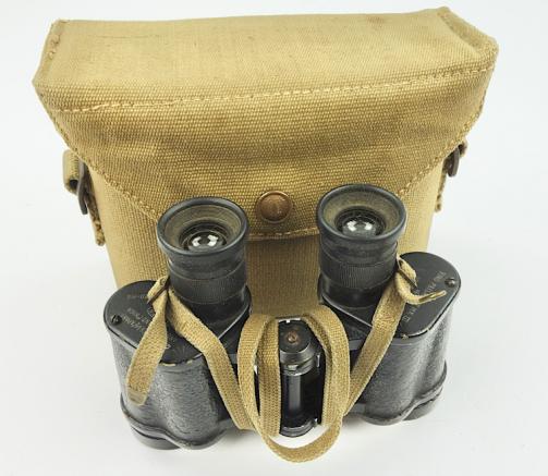 British WW2 Binoculars in Case