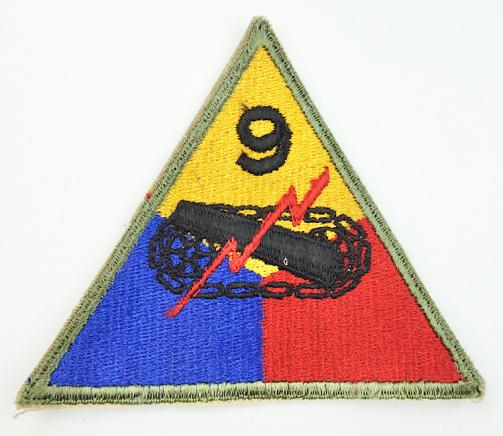 US WW2 9th Armoured Division Patch