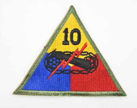 US WW2 10th Armoured Division Patch