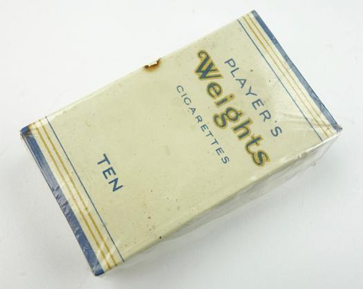 British WW2 Players Weights Cigarettes