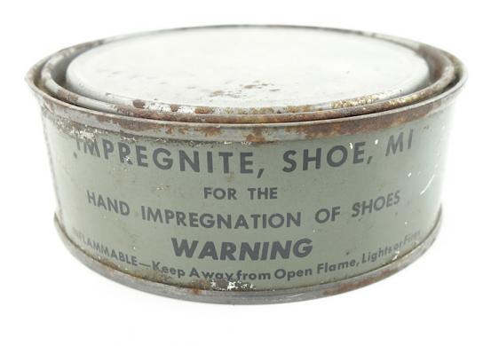 US WW2 Shoe M1 Impregnite Cream Can