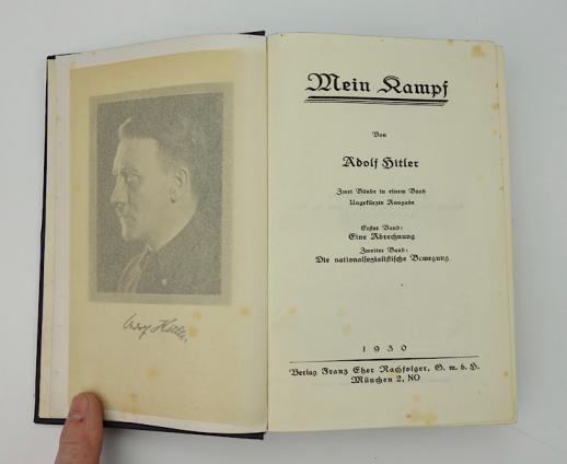 Rare very early sample Mein Kampf 1930