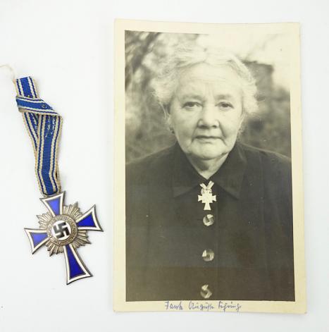 Mothers Cross in Silver with Photograph